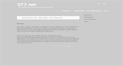 Desktop Screenshot of gt7.net